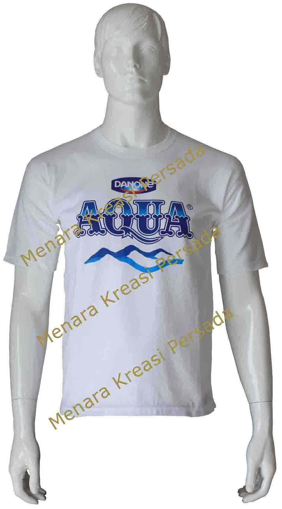 Kaos Promosi Aqua